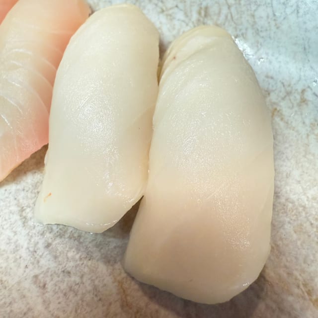 White Tuna Sushi.