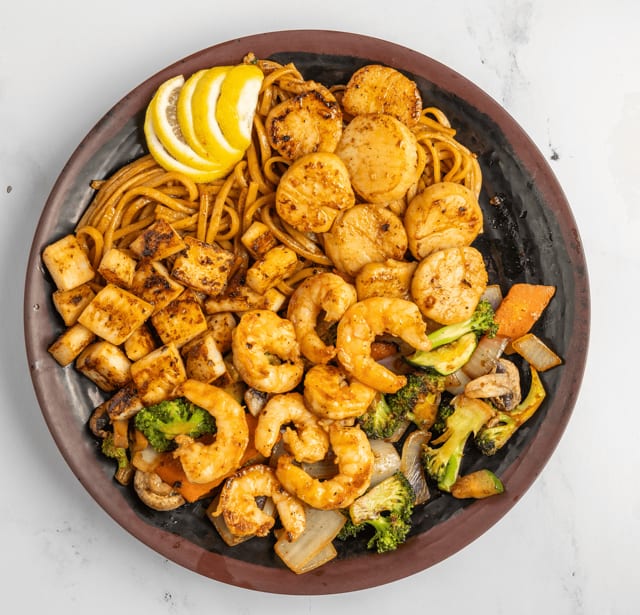 Seafood Combination Hibachi Specialty.