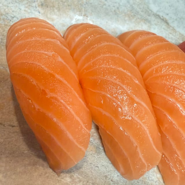 Salmon Sushi.