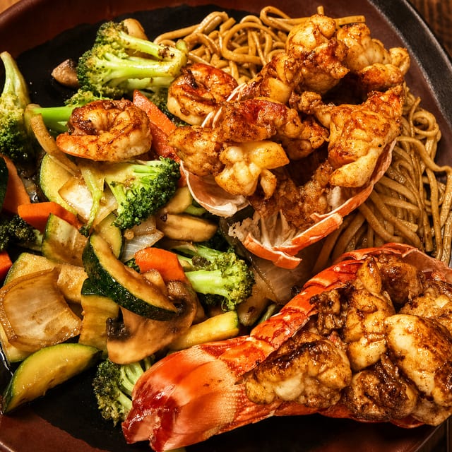 Twin Lobster Hibachi.