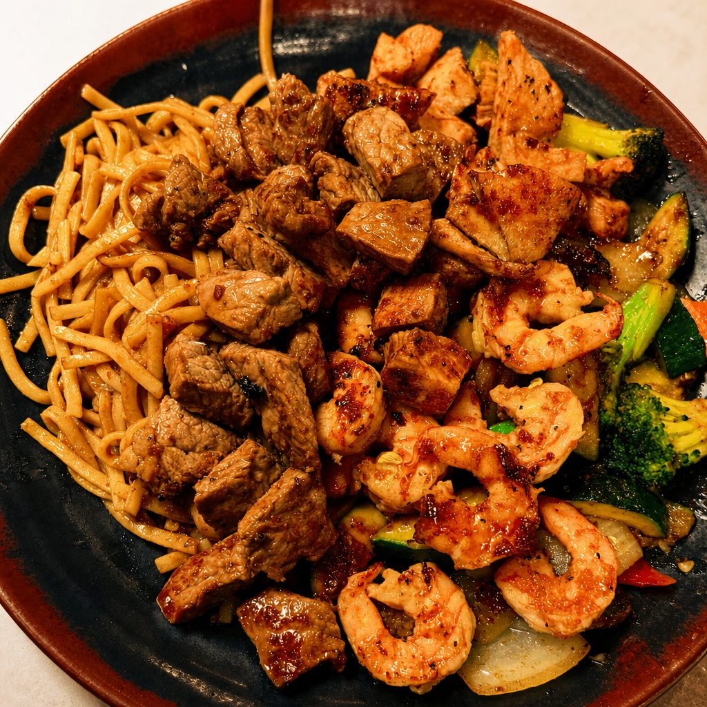Surf and Turf Hibachi Specialty.
