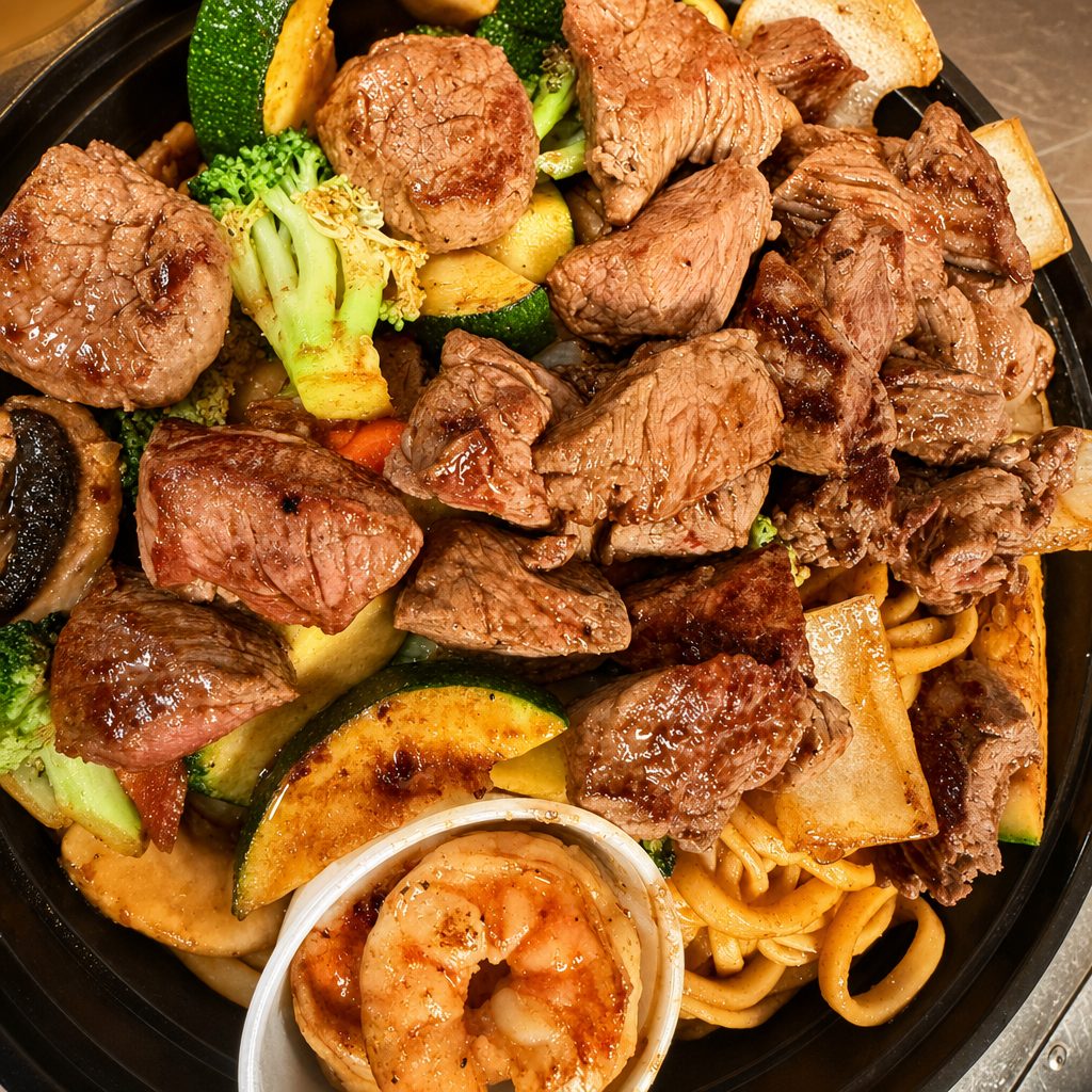Filet Mignon Hibachi.