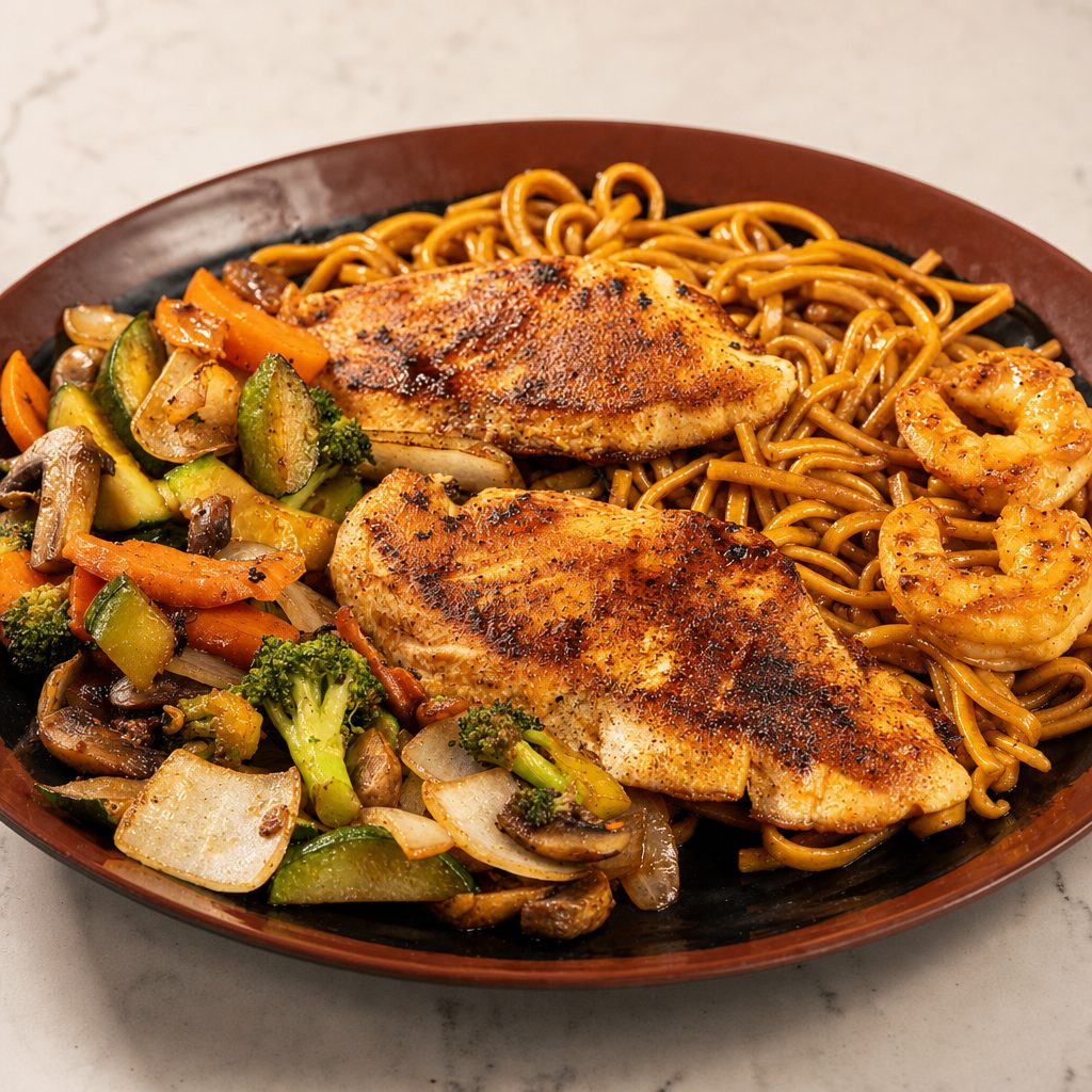 Salmon Hibachi.