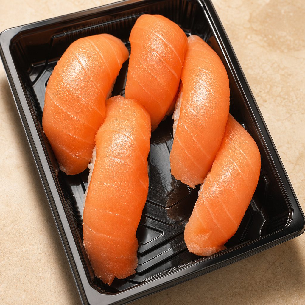 Smoked Salmon Sushi.