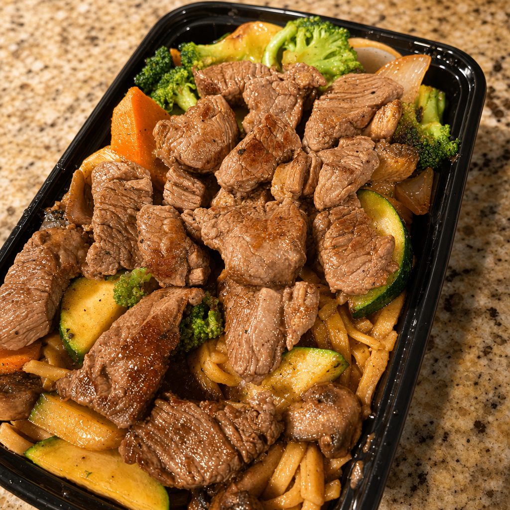 L# Steak Hibachi Lunch.
