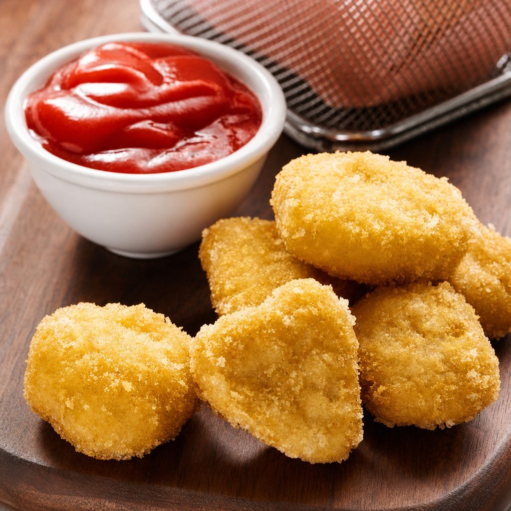 6 Pieces Chicken Nuggets.