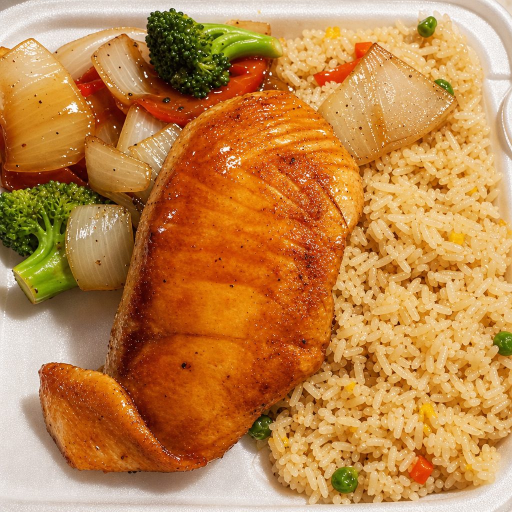 L# Salmon Hibachi.