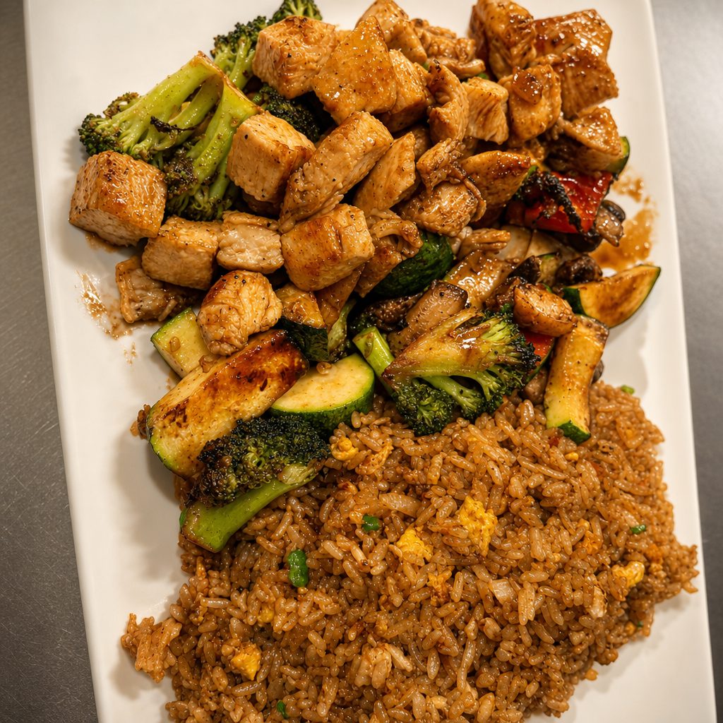 L# Chicken Hibachi Lunch.